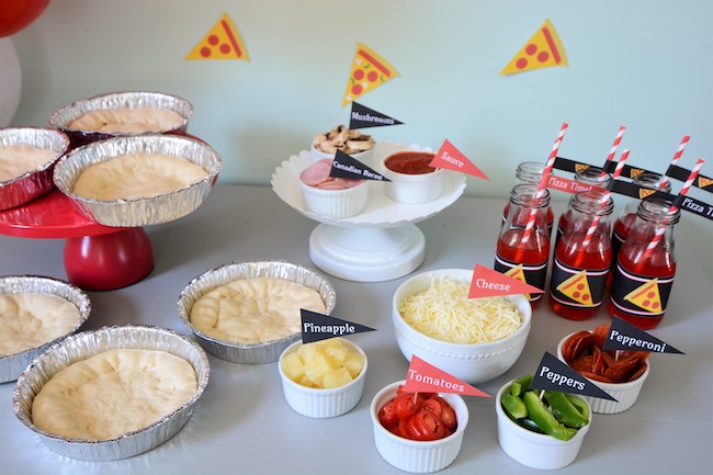 Make Your Own Pizza Party
