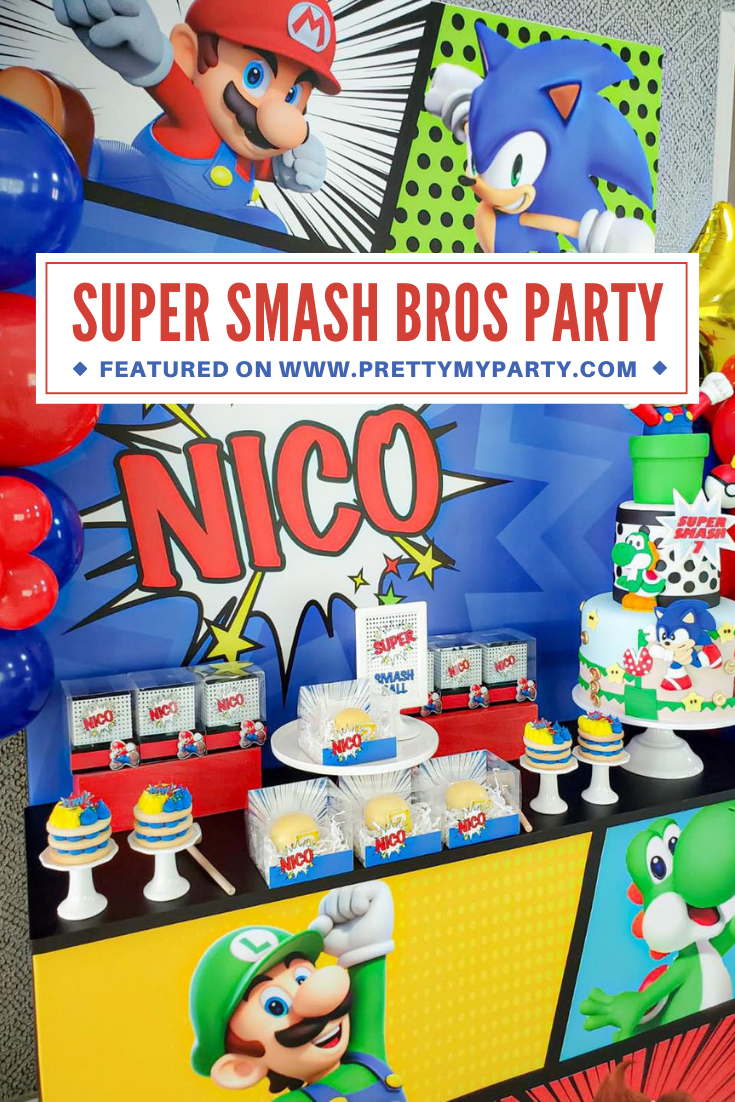 Super Smash Bros Party on Pretty My Party