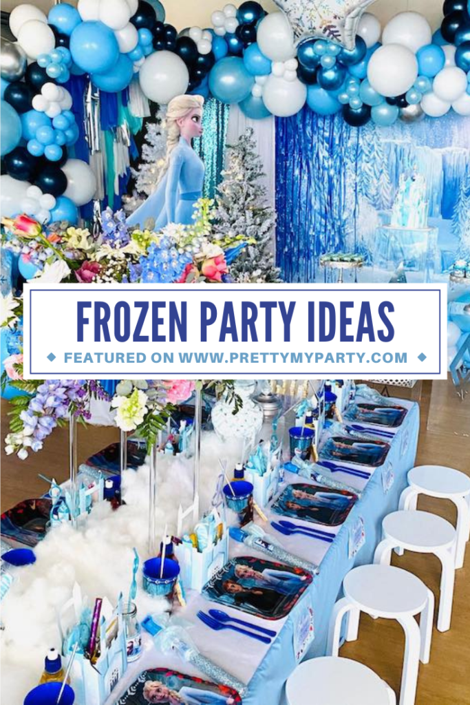 Disney Frozen Themed Party on Pretty My Party