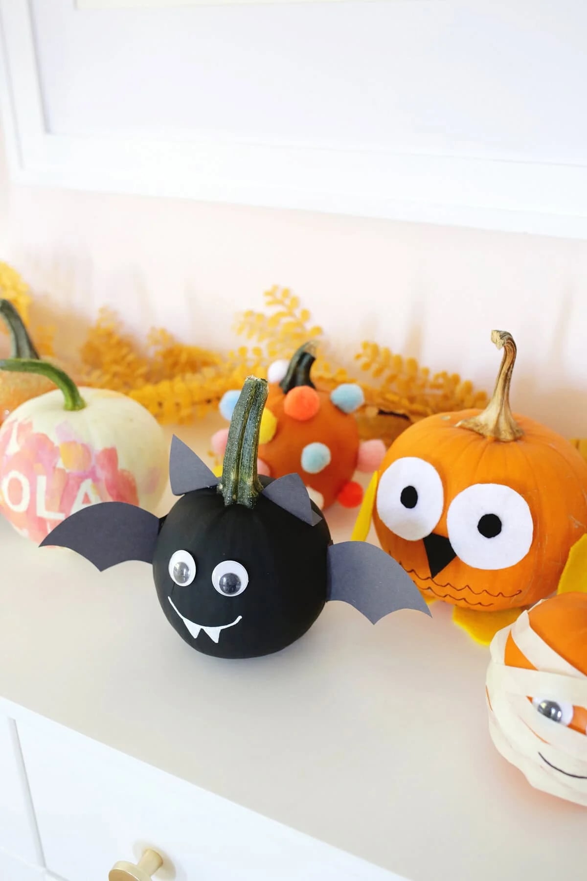 Decorating pumpkins for kids