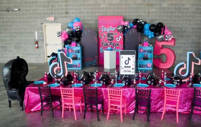 TikTok Birthday Party Ideas - 47 Most Popular Girl Party Themes