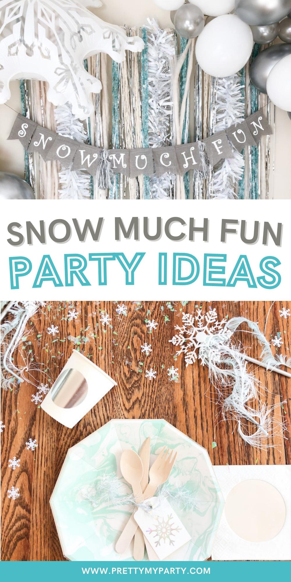 Snow Much Fun Winter Party on Pretty My Party