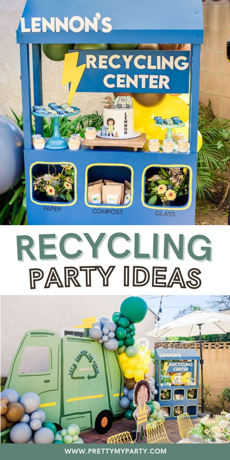 Recycling Themed Birthday Party - Pretty My Party