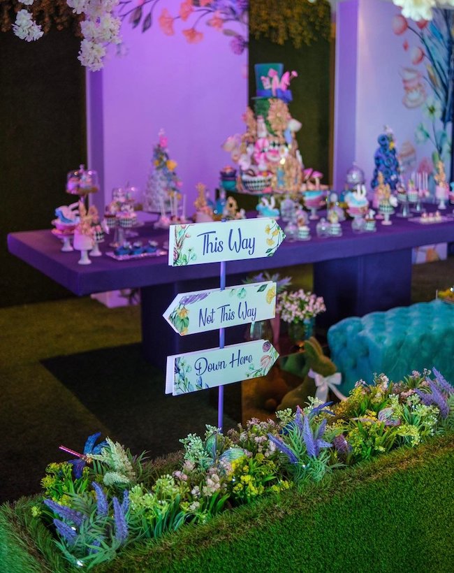 Alice in Wonderland Themed Party - Pretty My Party