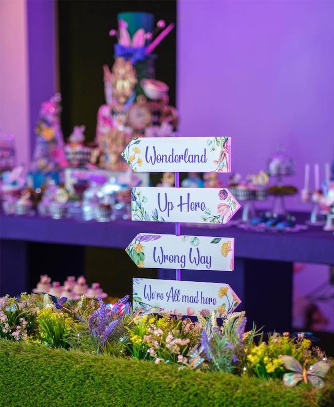 Fanciful, Enchanting Decorations for an Alice in Wonderland Birthday Party  – Between Naps on the Porch