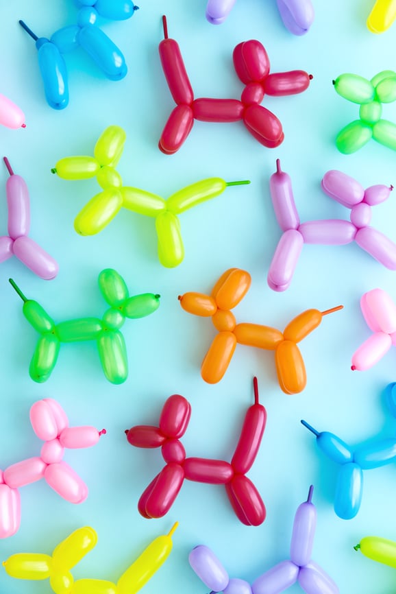 Colorful DIY Balloon Animals