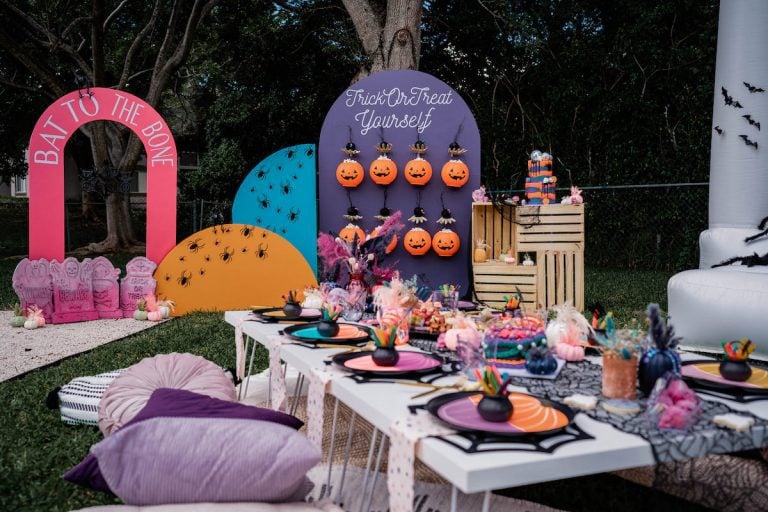 Colorful Halloween Picnic Party
