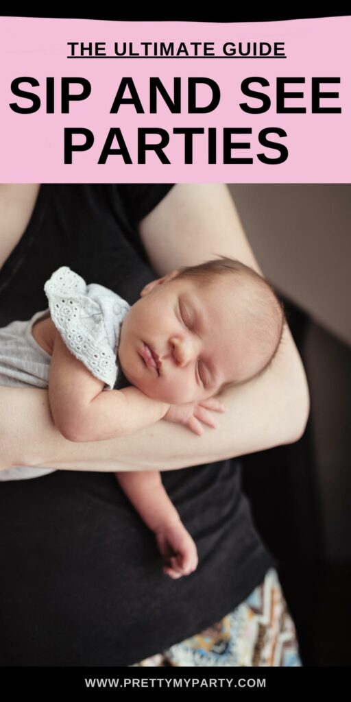 How to host a sip and see party Pretty My Party