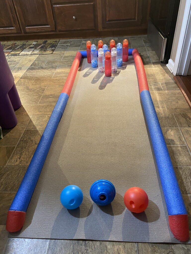 Baby Bottle Bowling Shower Game
