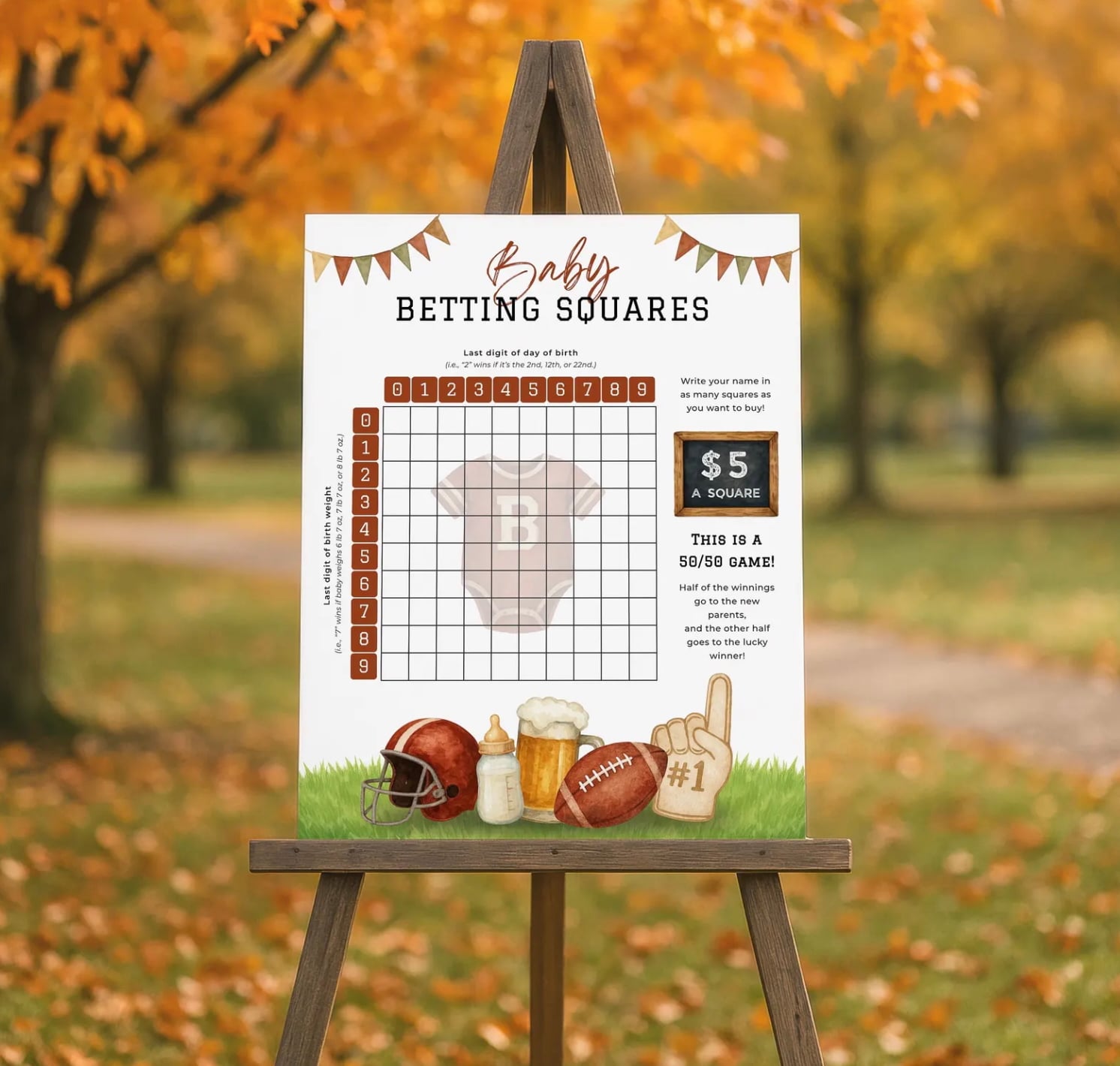 Co-ed baby shower games