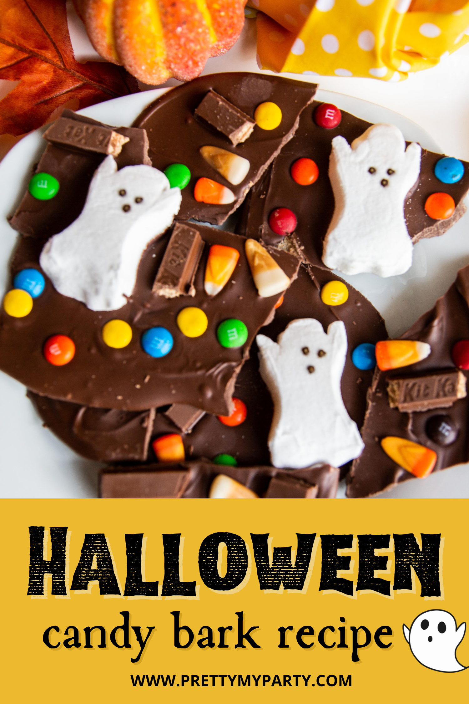 Learn how to make this easy Halloween bark recipe for the holiday.