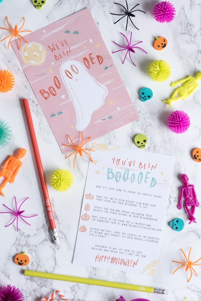 Pretty Pastel Halloween You've Been Booed Printables
