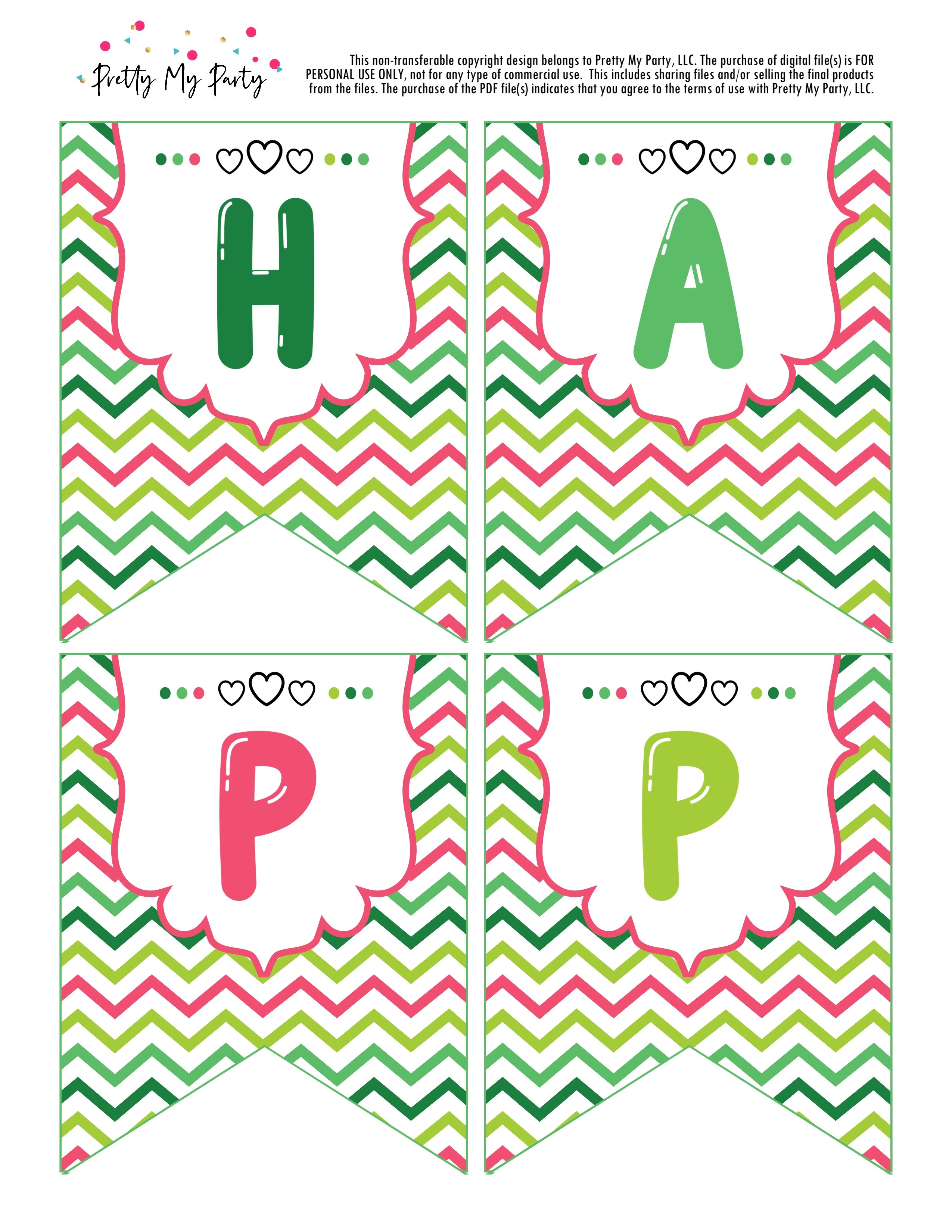 Grab your FREE Cocomelon Happy Birthday Banner for your child's party on Pretty My Party!