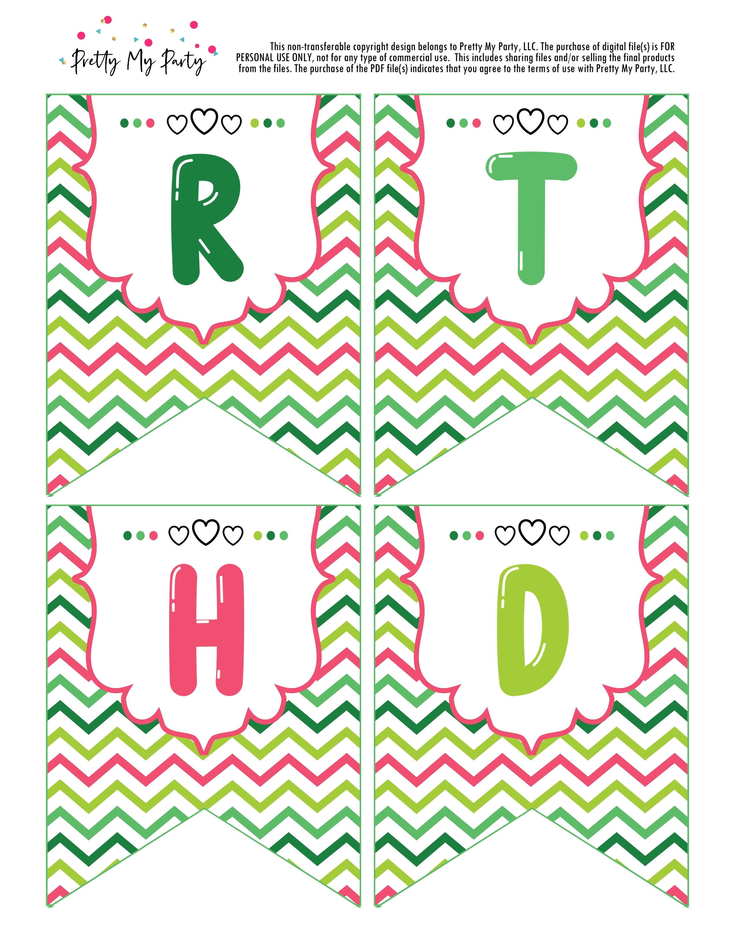 Grab your FREE Cocomelon Happy Birthday Banner for your child's party on Pretty My Party!