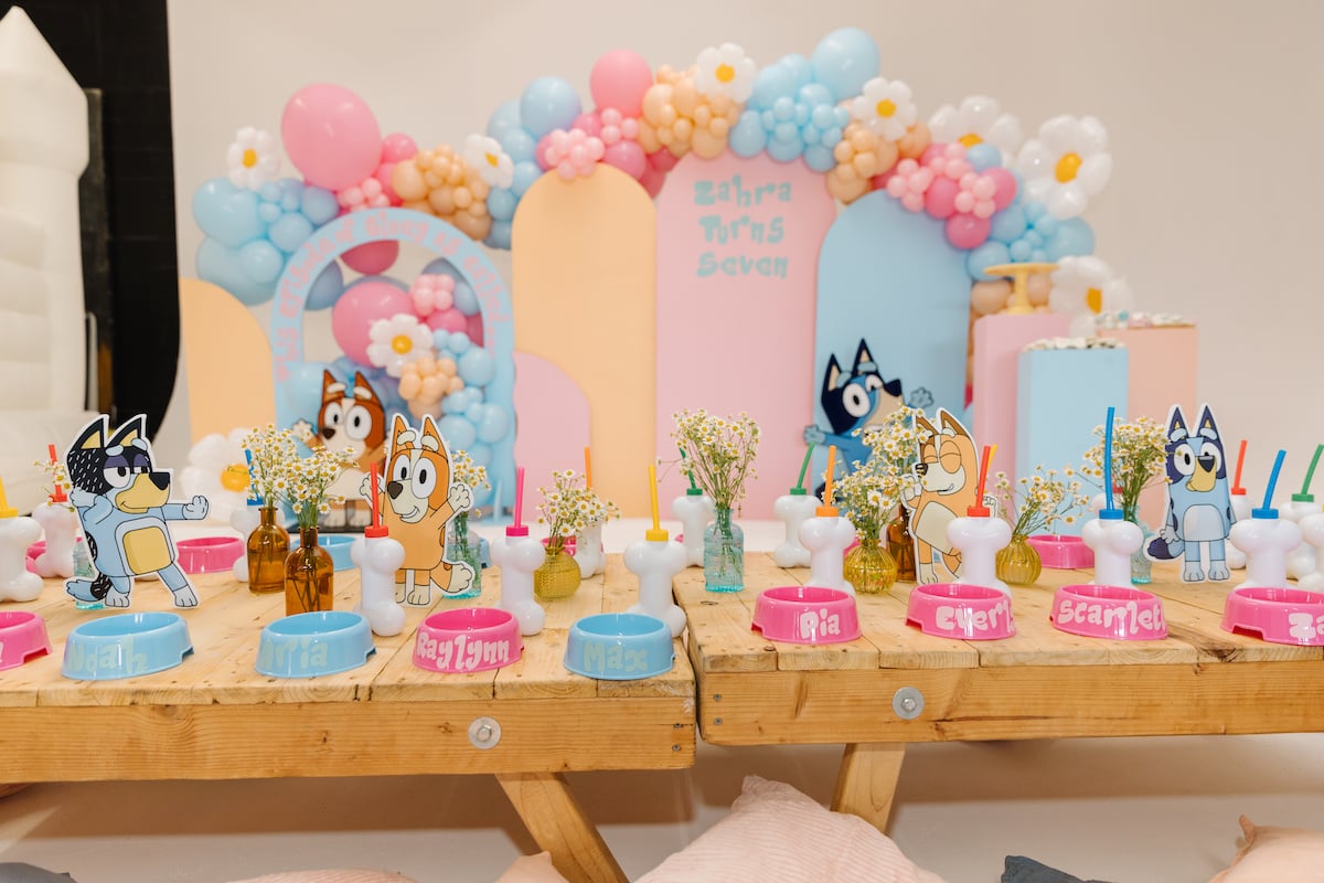 Girls Pastel Bluey Party feature on Pretty My Party.