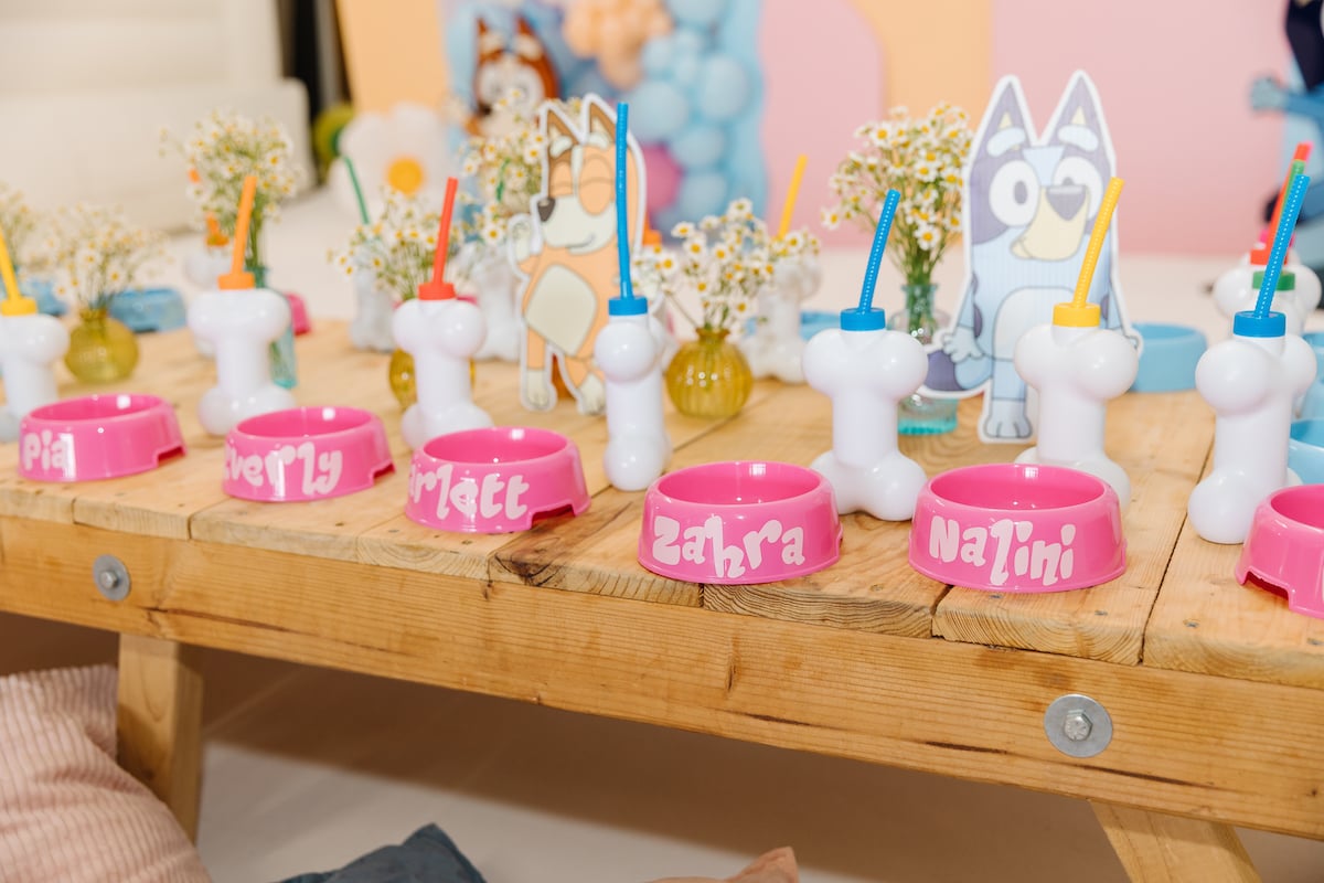 Bluey Party Table on Pretty My Party.