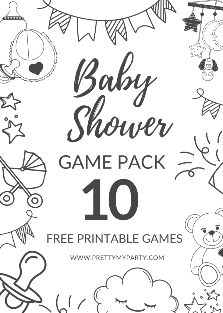 10 free printable baby shower games you can print and play - Pretty My ...