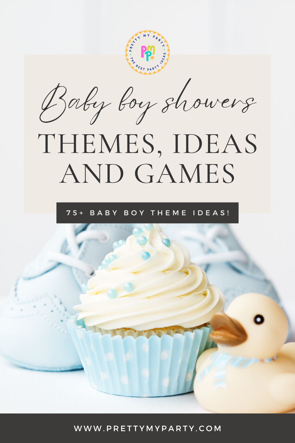 Best baby boy shower themes and ideas with games included on Pretty My Party