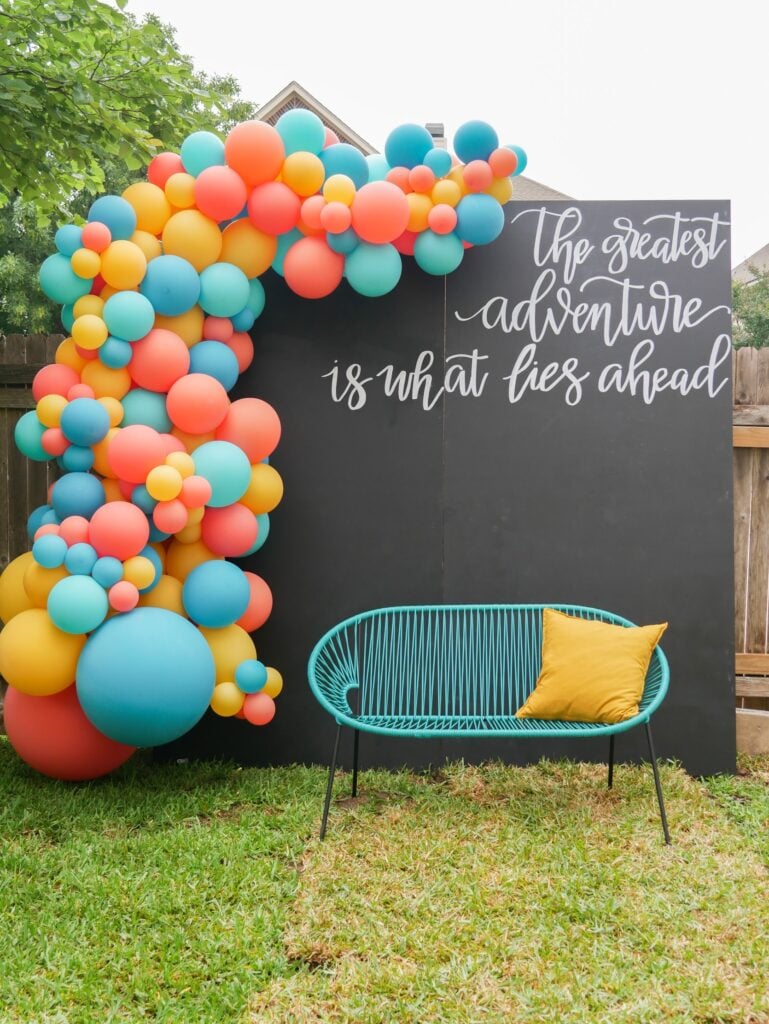 Graduation party photo backdrop