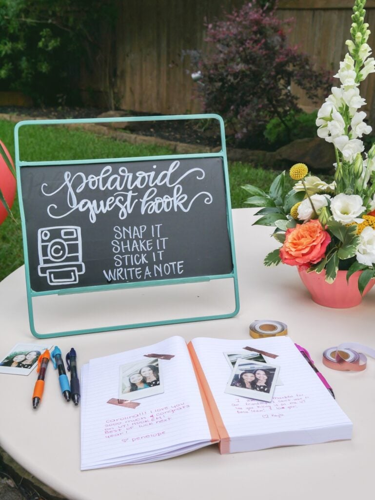 Graduation Party Polaroid Guest Book