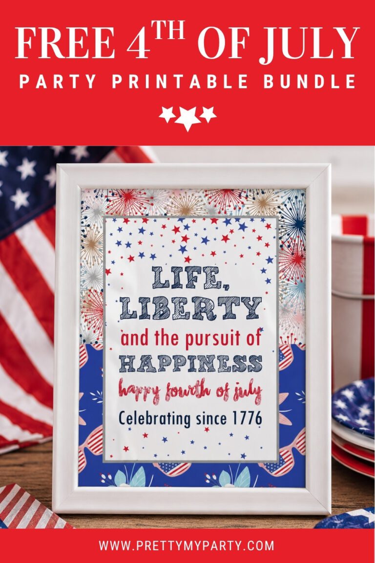 Free Fourth of July Printable Party Bundle — Pretty My Party