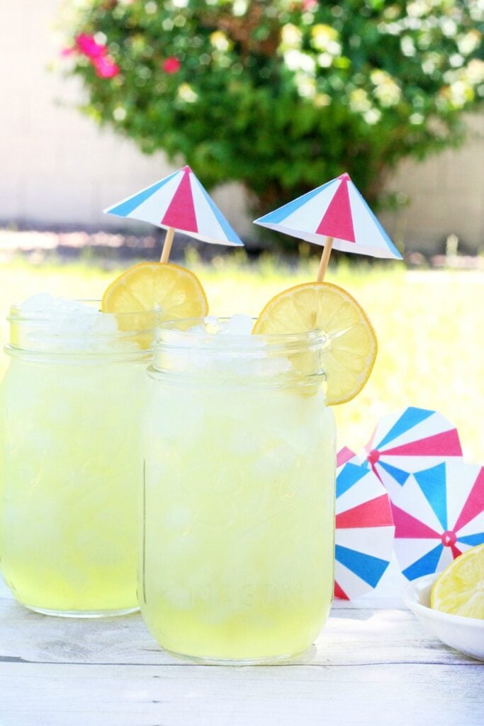 Free 4th of July printable drink umbrellas