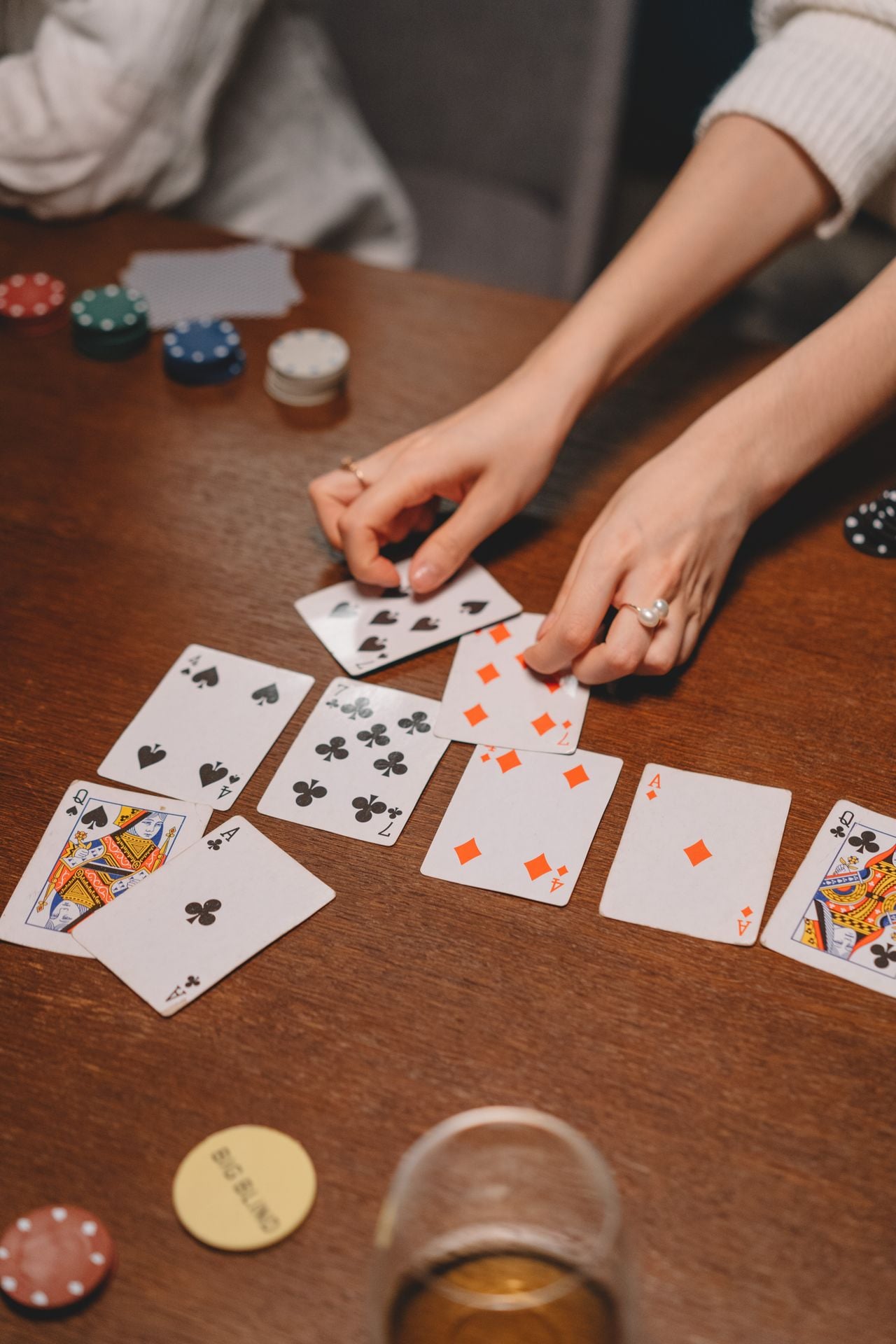 Drinking games with cards
