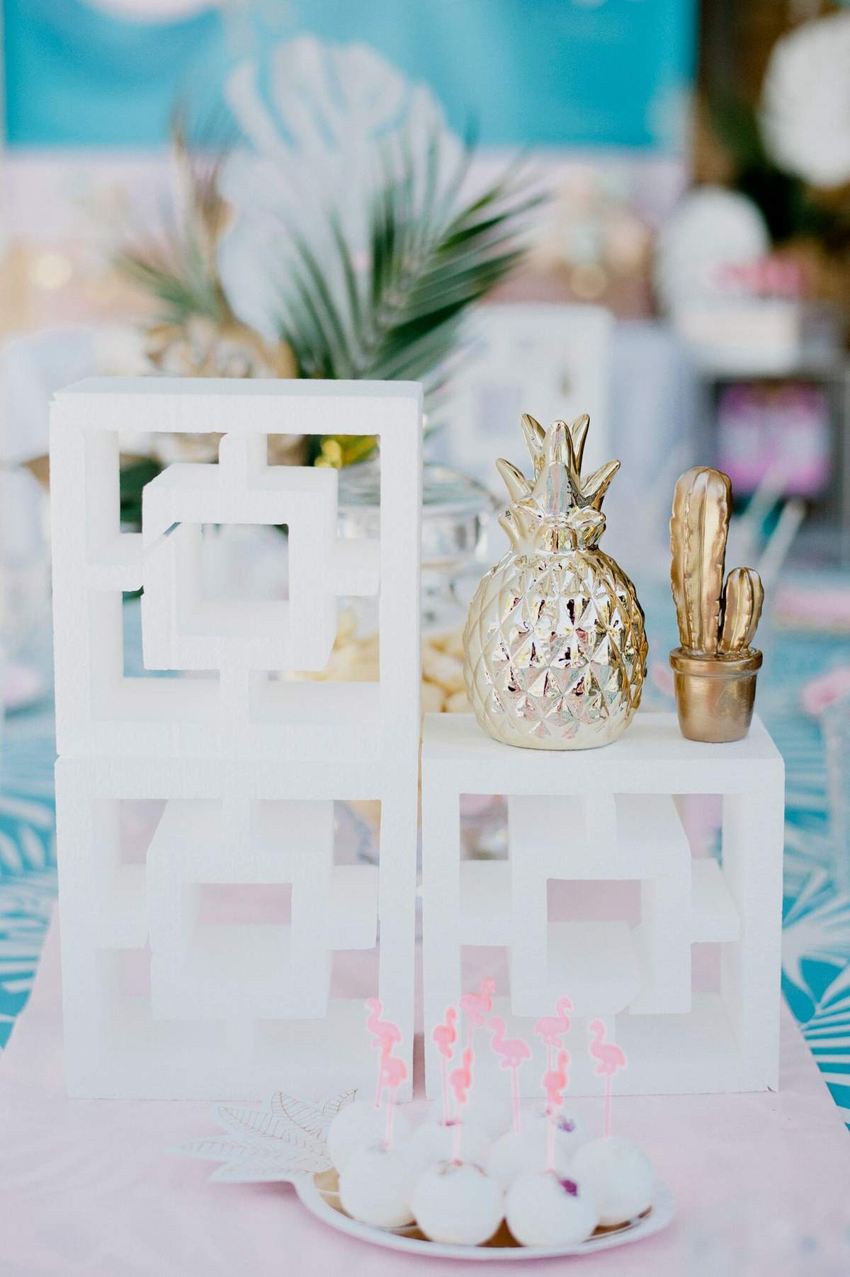 Palm Springs Pool Party Decor