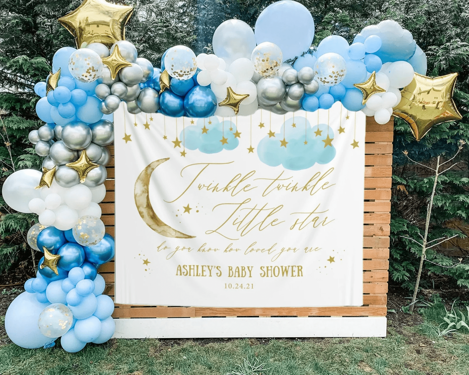 Twinkle Twinkle Little Star Summer Baby Shower Theme