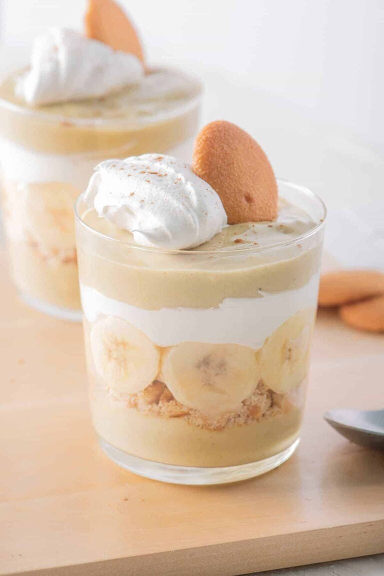 banana pudding parfaits in cups